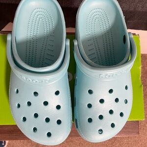 Light blue CROCS size 9
